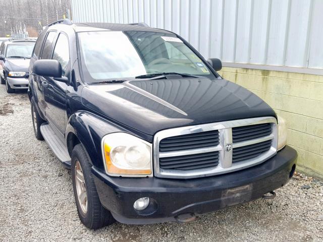 1D4HB58D54F192250 - 2004 DODGE DURANGO LI BLACK photo 1