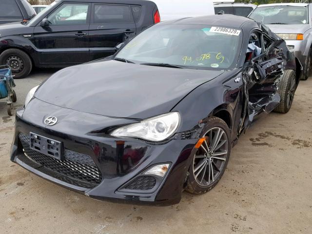 JF1ZNAA11F8711888 - 2015 TOYOTA SCION FR-S BLACK photo 2