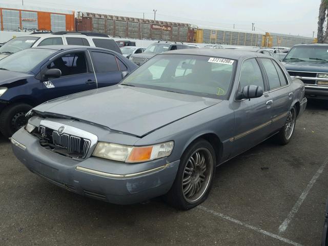 2MEFM75W6YX634283 - 2000 MERCURY GRAND MARQ GRAY photo 2