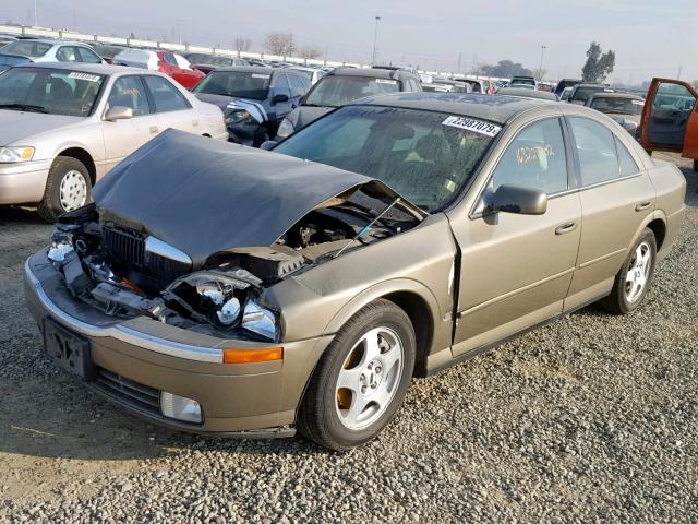 1LNHM87A62Y705938 - 2002 LINCOLN LS GREEN photo 2