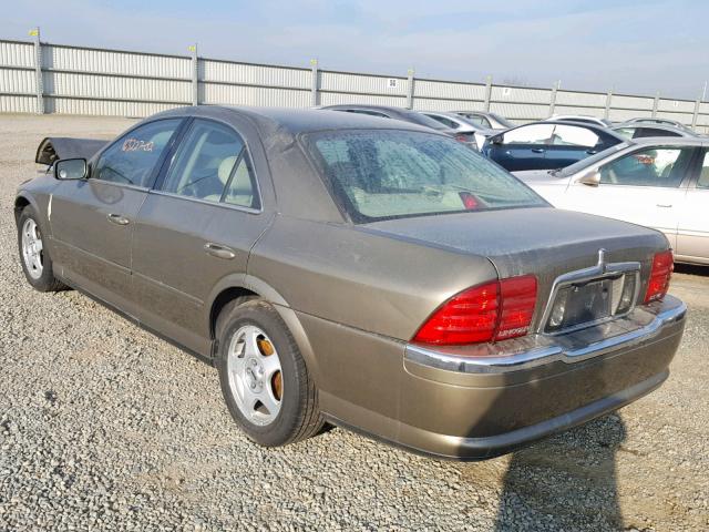 1LNHM87A62Y705938 - 2002 LINCOLN LS GREEN photo 3
