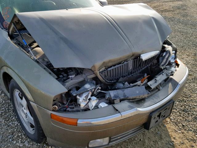 1LNHM87A62Y705938 - 2002 LINCOLN LS GREEN photo 9
