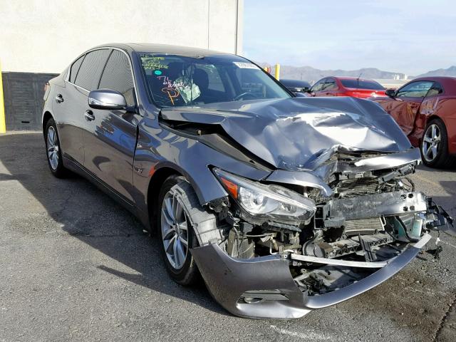 JN1BV7AP2EM675494 - 2014 INFINITI Q50 BASE CHARCOAL photo 1