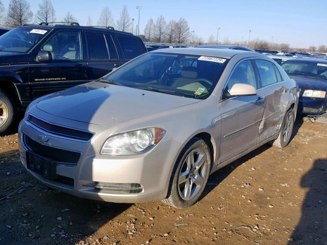 1G1ZH57B69F210559 - 2009 CHEVROLET MALIBU 1LT ოქროსფერი ფოტო 2