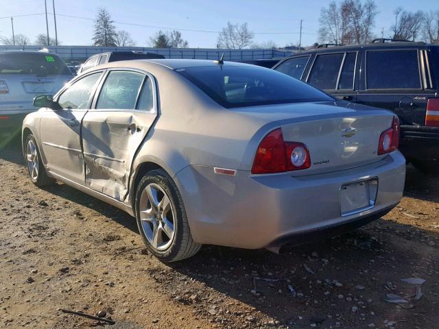 1G1ZH57B69F210559 - 2009 CHEVROLET MALIBU 1LT ოქროსფერი ფოტო 3