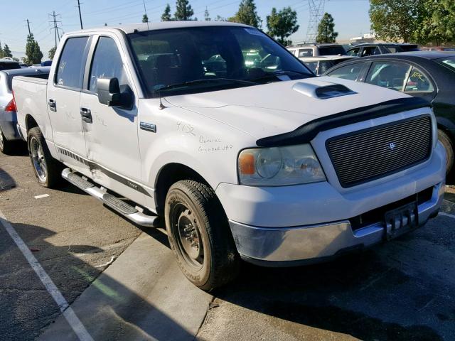 1FTPW12565KB73786 - 2005 FORD F150 SUPER WHITE photo 1