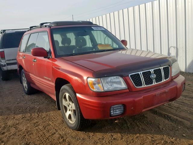 JF1SF656X2H741063 - 2002 SUBARU FORESTER S RED photo 1