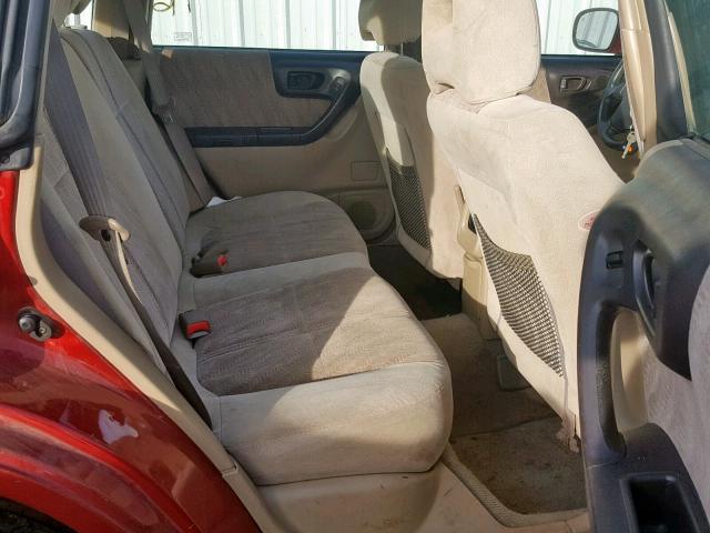 JF1SF656X2H741063 - 2002 SUBARU FORESTER S RED photo 6