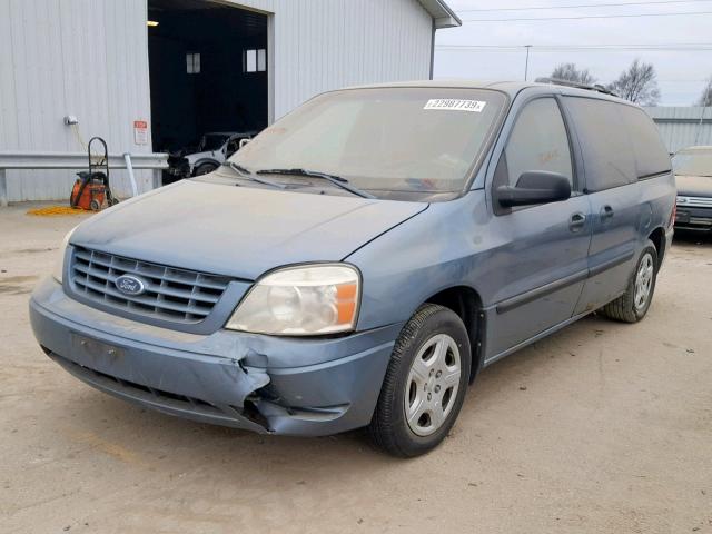 2FMZA51665BA75324 - 2005 FORD FREESTAR S BLUE photo 2