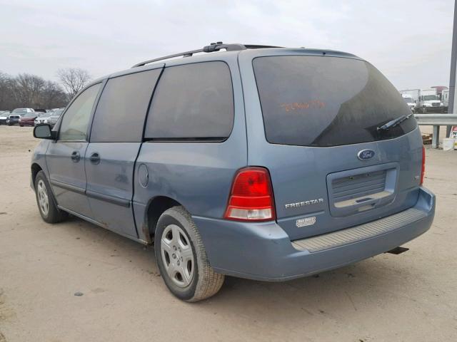 2FMZA51665BA75324 - 2005 FORD FREESTAR S BLUE photo 3