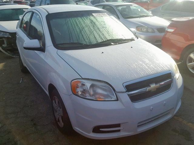 KL1TD5DE3BB252389 - 2011 CHEVROLET AVEO LS WHITE photo 1