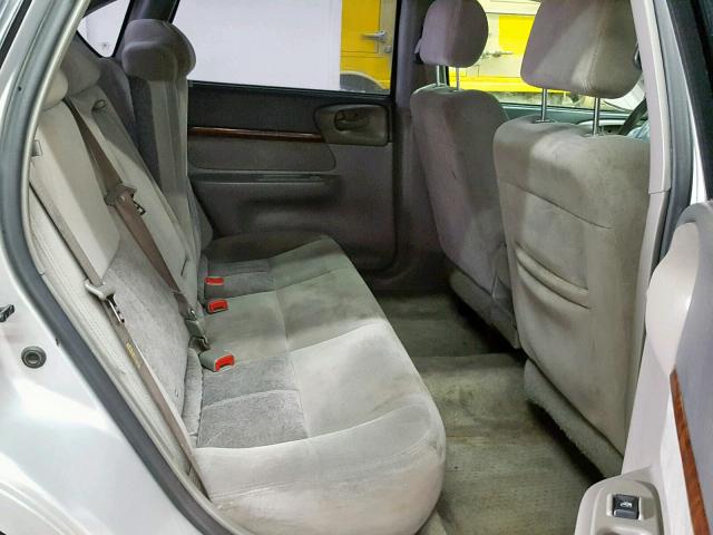 2G1WF52E349103593 - 2004 CHEVROLET IMPALA SILVER photo 6