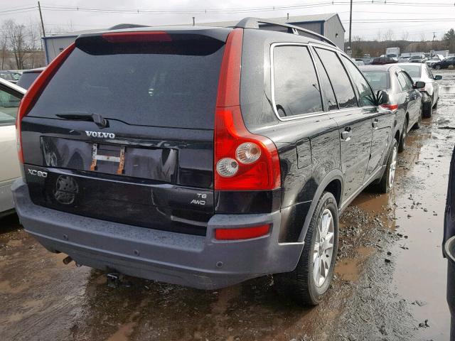 YV1CZ911951159707 - 2005 VOLVO XC90 T6 BLACK photo 4