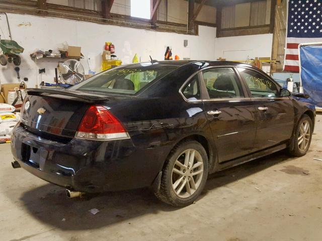 2G1WC5E34D1153338 - 2013 CHEVROLET IMPALA LTZ BLACK photo 4