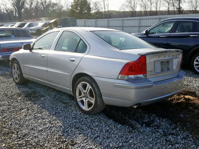 YV1RS547592738880 - 2009 VOLVO S60 T5 SILVER photo 3