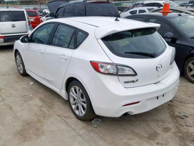 JM1BL1H50A1107972 - 2010 MAZDA 3 S WHITE photo 3