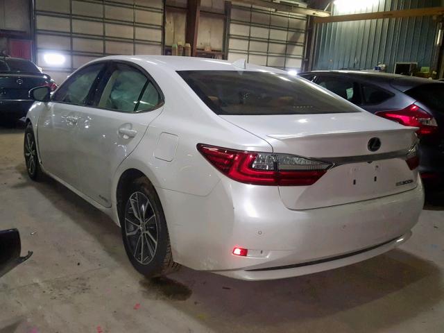 JTHBW1GG5H2143296 - 2017 LEXUS ES 300H WHITE photo 3