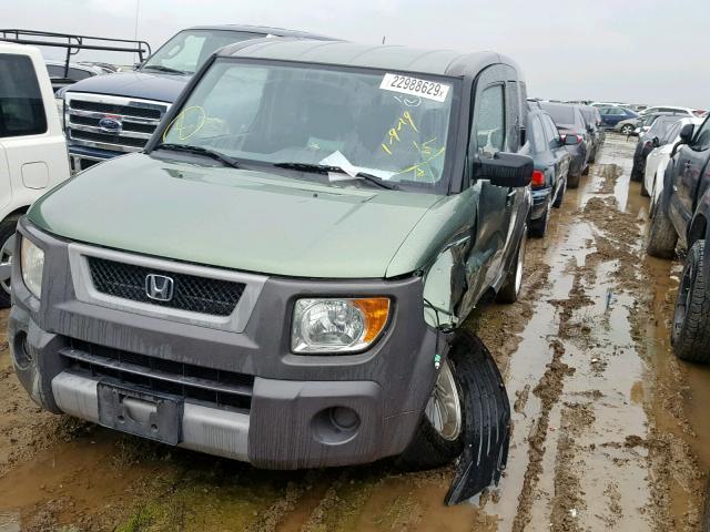 5J6YH28685L008475 - 2005 HONDA ELEMENT EX GREEN photo 2