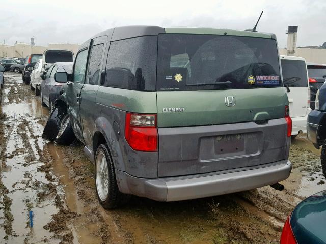 5J6YH28685L008475 - 2005 HONDA ELEMENT EX GREEN photo 3