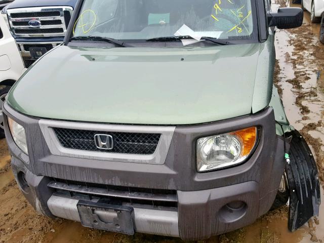 5J6YH28685L008475 - 2005 HONDA ELEMENT EX GREEN photo 7