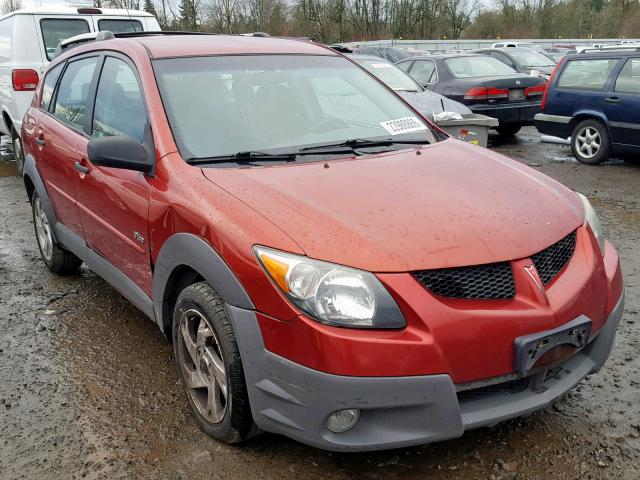 5Y2SL62834Z463502 - 2004 PONTIAC VIBE MAROON photo 1