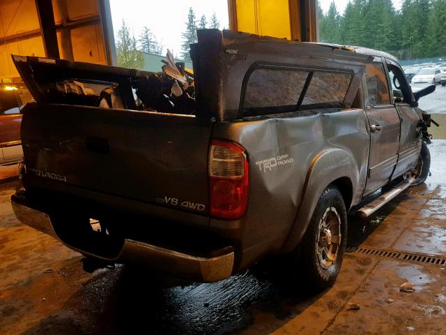 5TBDT44146S506321 - 2006 TOYOTA TUNDRA DOU GRAY photo 4