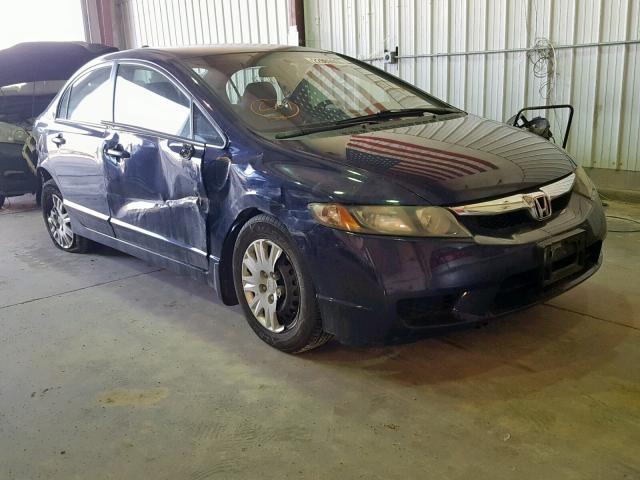 19XFA1F33AE015244 - 2010 HONDA CIVIC VP BLUE photo 1