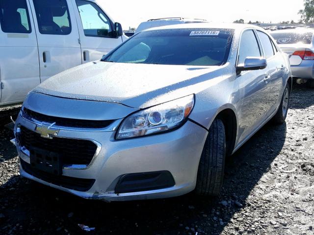 1G11C5SA9GU155849 - 2016 CHEVROLET MALIBU LIM SILVER photo 2