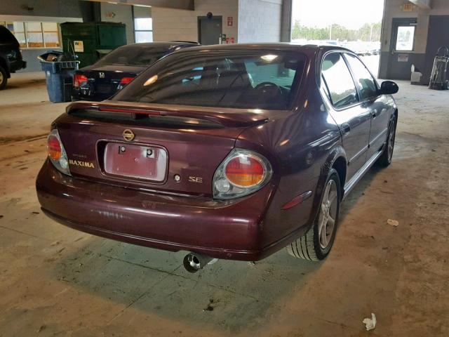 JN1DA31D03T517323 - 2003 NISSAN MAXIMA GLE Tünd qırmızı foto 4