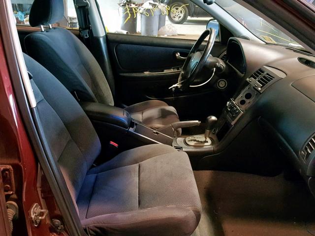 JN1DA31D03T517323 - 2003 NISSAN MAXIMA GLE Tünd qırmızı foto 5