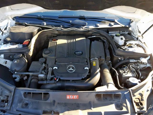 WDDGF4HB0EG187433 - 2014 MERCEDES-BENZ C 250 WHITE photo 7