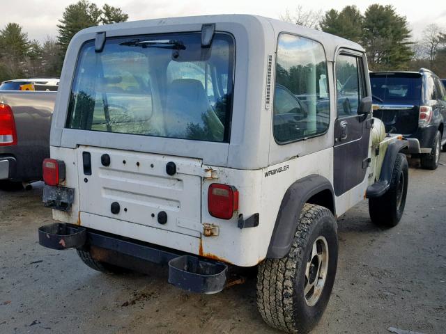 2J4FY19P0NJ535361 - 1992 JEEP WRANGLER / WHITE photo 4