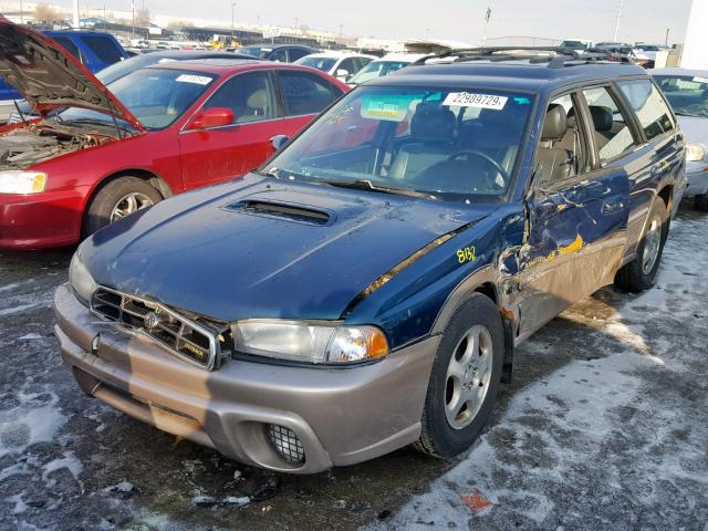 4S3BG685XX7661107 - 1999 SUBARU LEGACY OUT GREEN photo 2