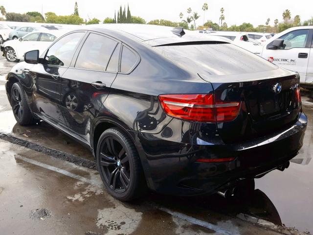 5YMGZ0C53DLL30125 - 2013 BMW X6 M BLACK photo 3