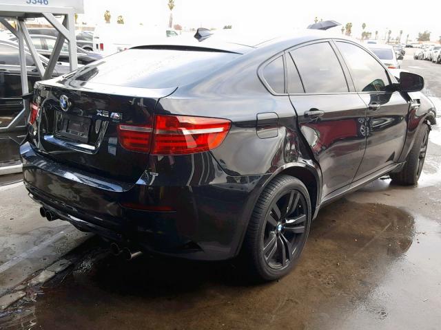 5YMGZ0C53DLL30125 - 2013 BMW X6 M BLACK photo 4