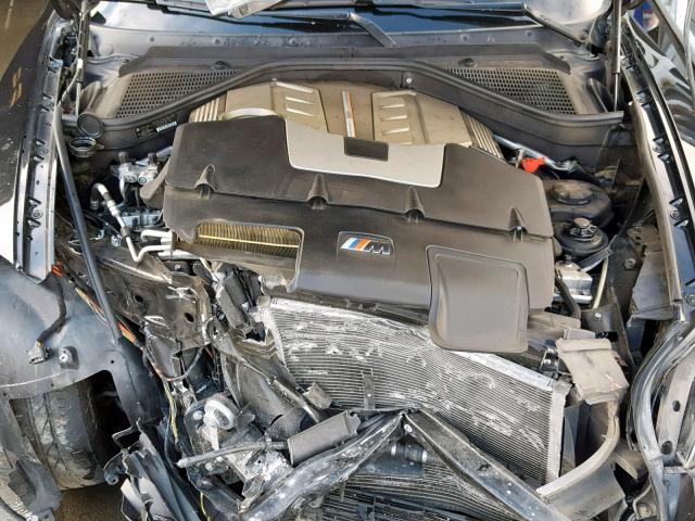 5YMGZ0C53DLL30125 - 2013 BMW X6 M BLACK photo 7