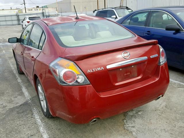 1N4CL21E57C183601 - 2007 NISSAN ALTIMA HYB RED photo 3