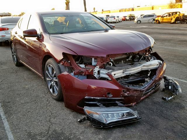 19UUB2F56GA012556 - 2016 ACURA TLX TECH BURGUNDY photo 1
