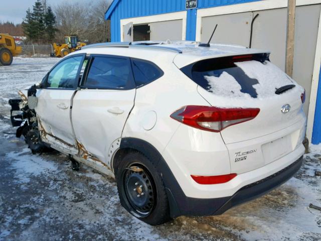 KM8J3CA46GU214293 - 2016 HYUNDAI TUCSON LIM WHITE photo 3