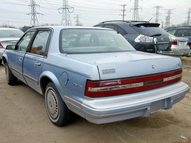 1G4AG5549S6472475 - 1995 BUICK CENTURY SP BLUE photo 3