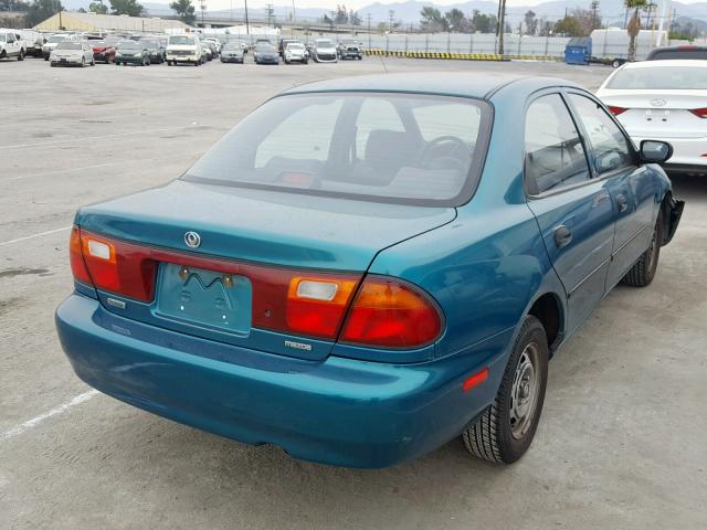 JM1BA1414S0143275 - 1995 MAZDA PROTEGE DX GREEN photo 4