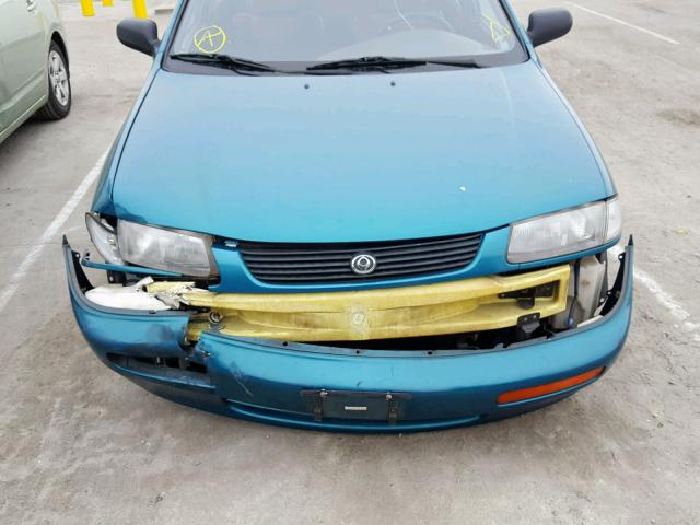 JM1BA1414S0143275 - 1995 MAZDA PROTEGE DX GREEN photo 9