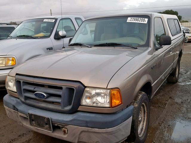 1FTYR10D55PA89290 - 2005 FORD RANGER GOLD photo 2