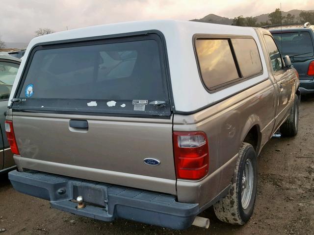 1FTYR10D55PA89290 - 2005 FORD RANGER GOLD photo 4