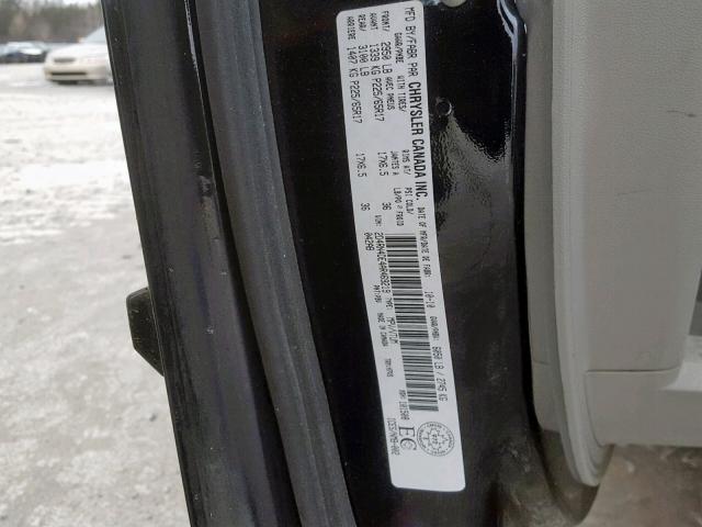 2D4RN4DE4AR469219 - 2010 DODGE GRAND CARA BLACK photo 10