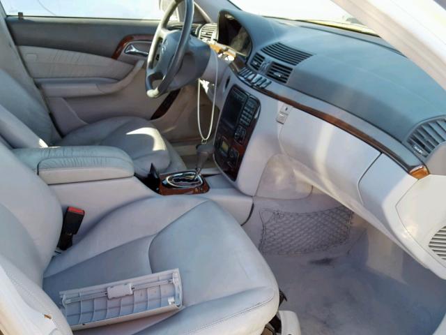 WDBNG75J7YA134150 - 2000 MERCEDES-BENZ S 500 SILVER photo 5