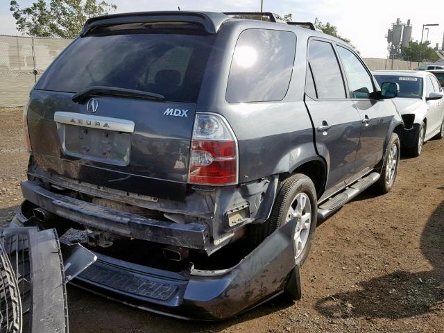 2HNYD18816H539054 - 2006 ACURA MDX TOURIN BLUE photo 4