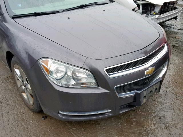 1G1ZC5EB2A4152838 - 2010 CHEVROLET MALIBU 1LT GRAY photo 9