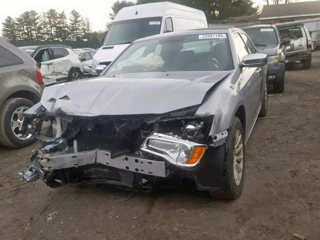 2C3CA4CG4BH522336 - 2011 CHRYSLER 300 SILVER photo 2