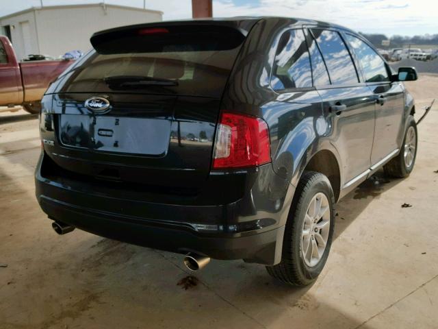 2FMDK3GC1EBB04379 - 2014 FORD EDGE SE BLACK photo 4